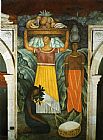 Diego Rivera Canvas Paintings - Tehuana Women
